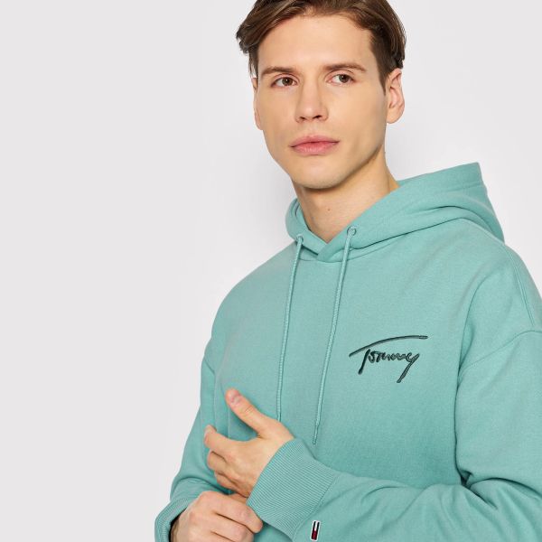 Tommy Hilfiger Signature Hoodie Licht Blauw
