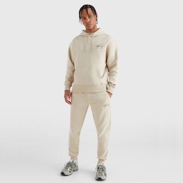 Tommy Hilfiger Signature Hoodie Zand