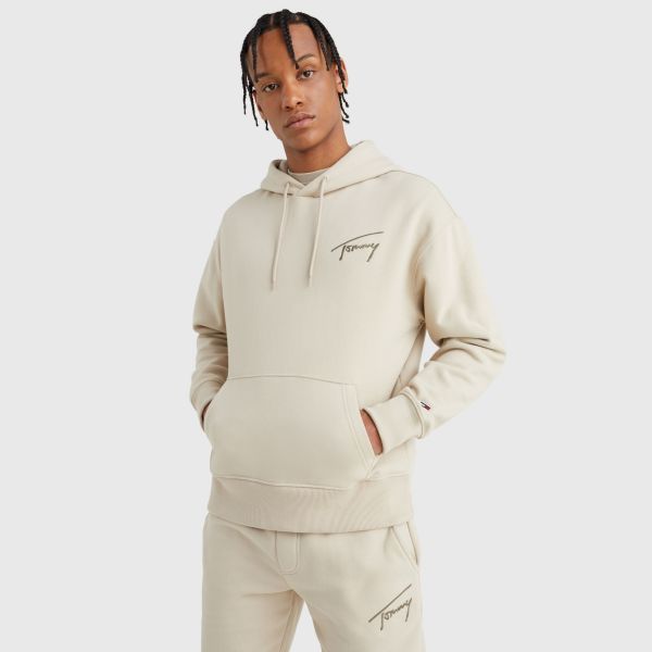 Tommy Hilfiger Signature Hoodie Zand