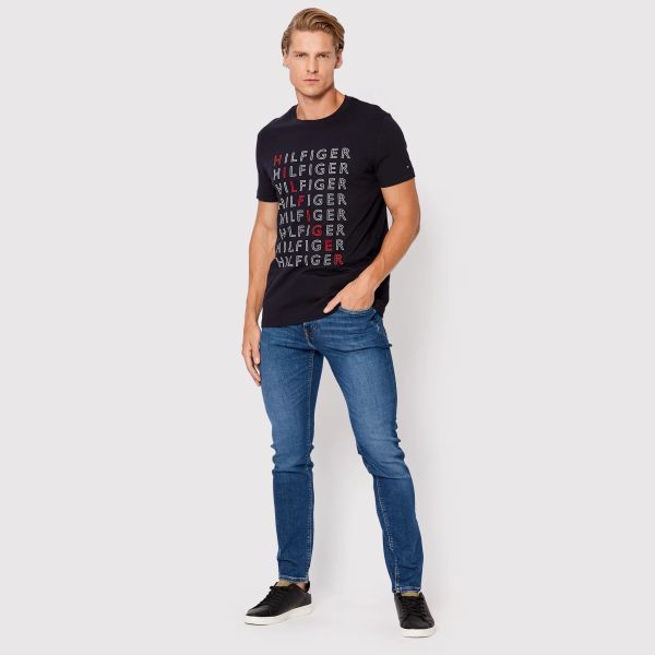 Tommy Hilfiger Slim Bleecker Jeans Blauw