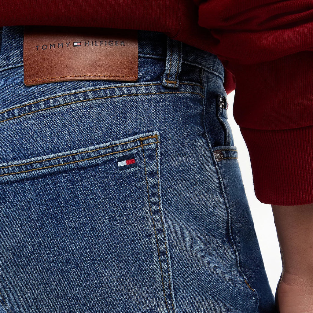 Tommy Hilfiger Slim Straight Denton Jeans Blauw