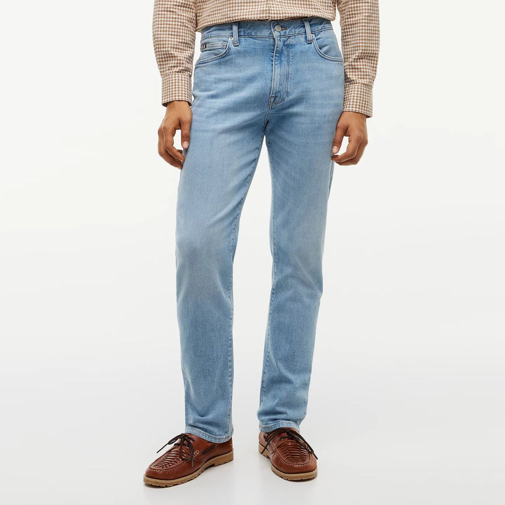 Tommy Hilfiger Slim Straight Denton Jeans Licht Blauw