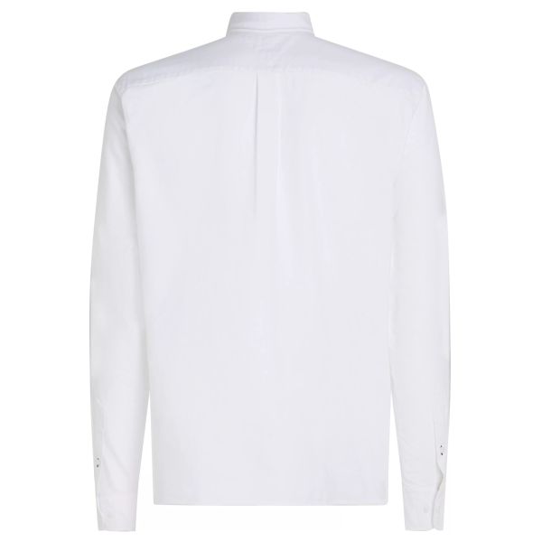 Tommy Hilfiger Solid Heritage Oxford Overhemd Wit