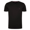 Tommy Hilfiger Stacked Back Logo T-shirt Zwart