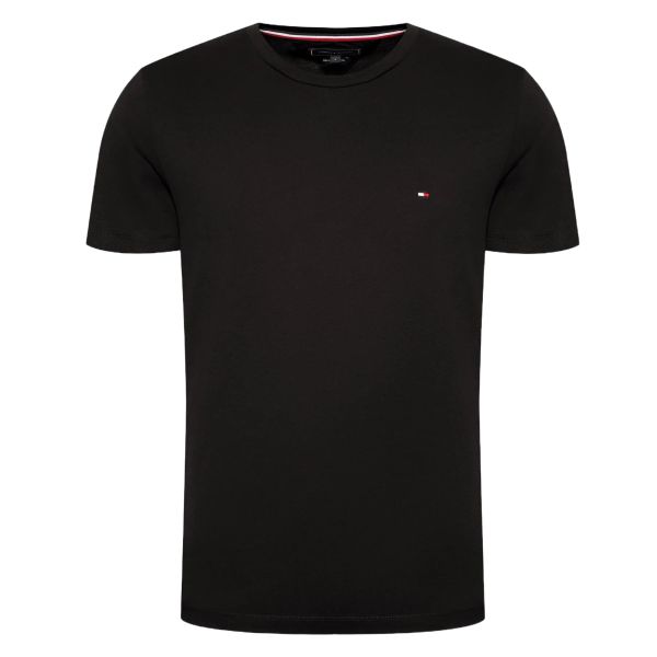 Tommy Hilfiger Stacked Back Logo T-shirt Zwart