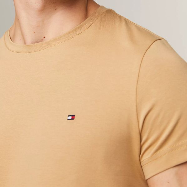 Tommy Hilfiger Stretch Slim Fit T-shirt Bruin