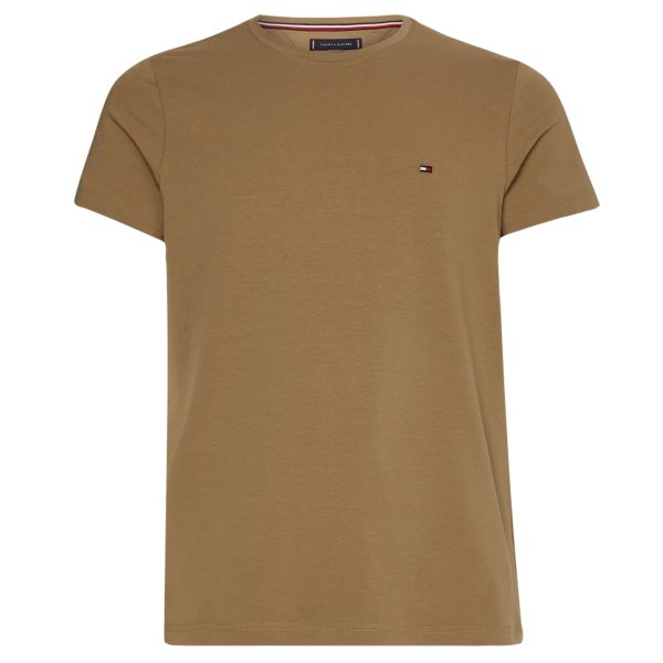 Tommy Hilfiger Stretch Slim Fit T-shirt Bruin