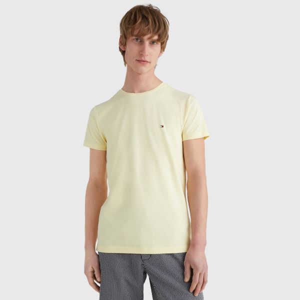 Tommy Hilfiger Stretch Slim Fit T-shirt Geel