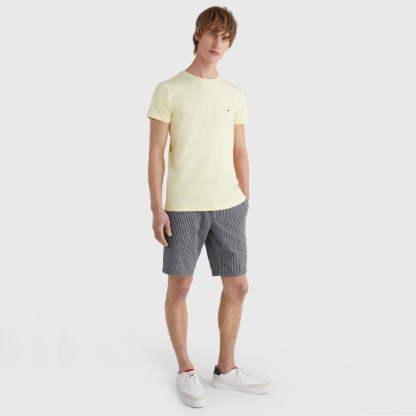 Tommy Hilfiger Stretch Slim Fit T-shirt Geel