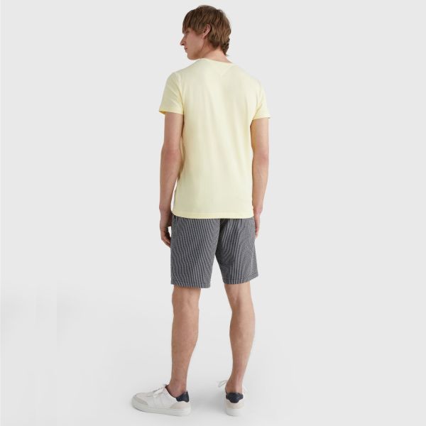 Tommy Hilfiger Stretch Slim Fit T-shirt Geel