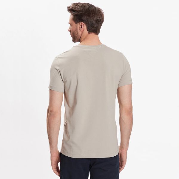 Tommy Hilfiger Stretch Slim Fit T-shirt Grijs