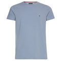 Tommy Hilfiger Stretch Slim Fit T-shirt Licht Blauw