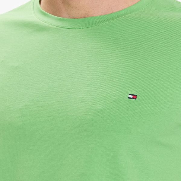 Tommy Hilfiger Stretch Slim Fit T-shirt Licht Groen