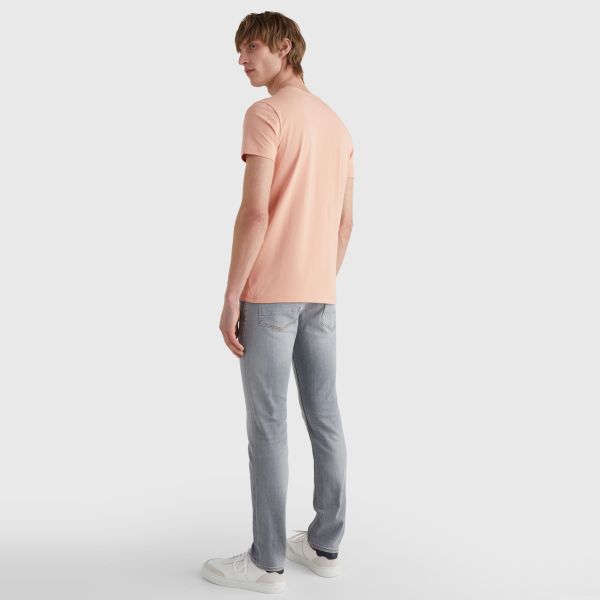 Tommy Hilfiger Stretch Slim Fit T-shirt Peach