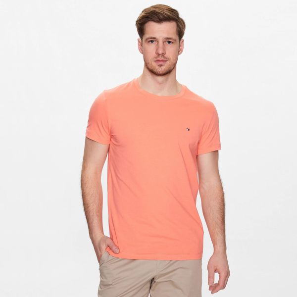 Tommy Hilfiger Stretch Slim Fit T-shirt Peach