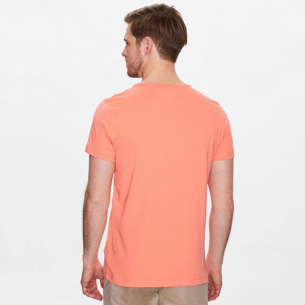 Tommy Hilfiger Stretch Slim Fit T-shirt Peach