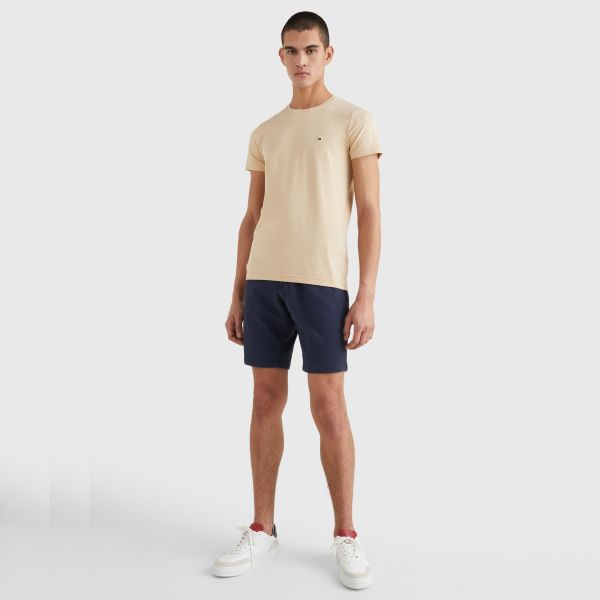 Tommy Hilfiger Stretch Slim Fit T-shirt Zand