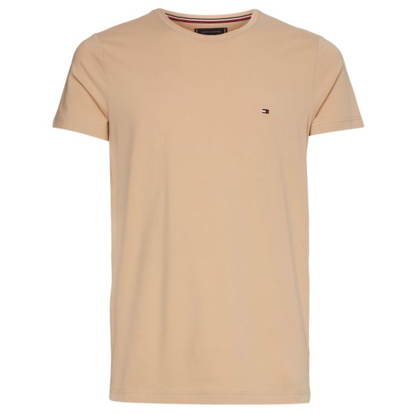 Tommy Hilfiger Stretch Slim Fit T-shirt Zand