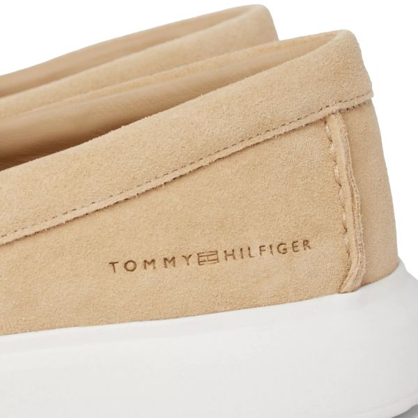 Tommy Hilfiger Suede Hybrid Loafers Beige