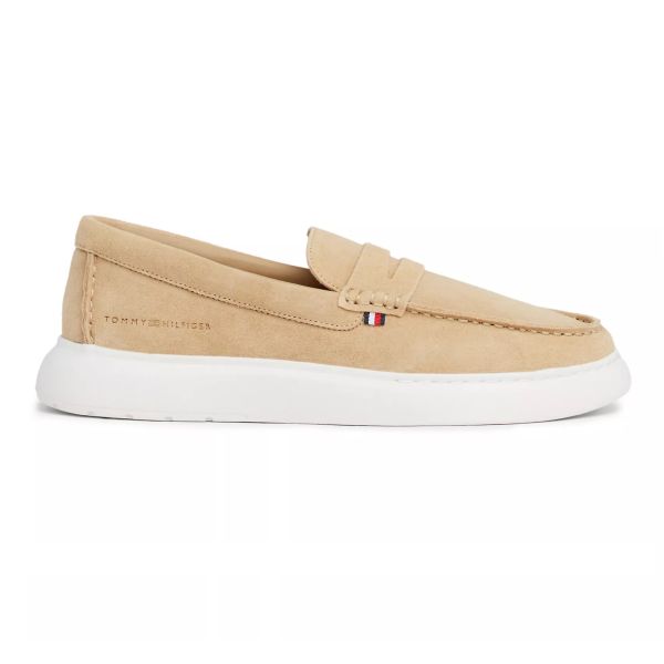 Tommy Hilfiger Suede Hybrid Loafers Beige