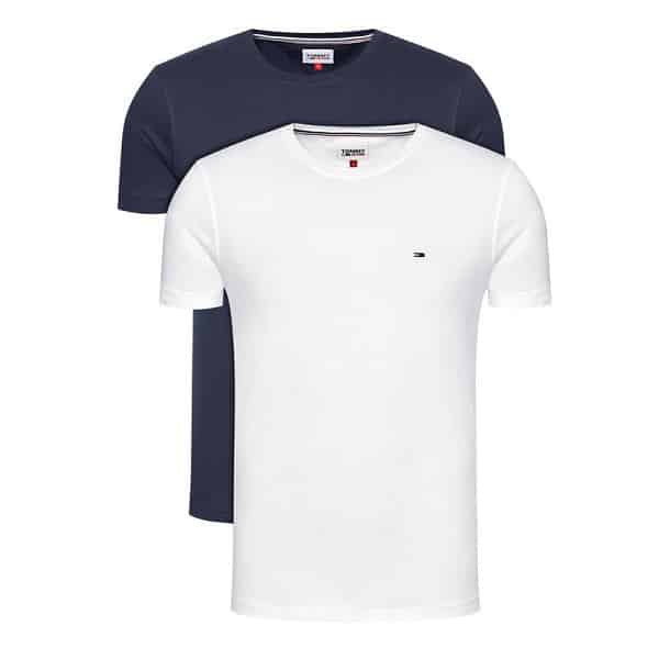 Tommy Hilfiger T-shirt 2-Pack Navy/Wit