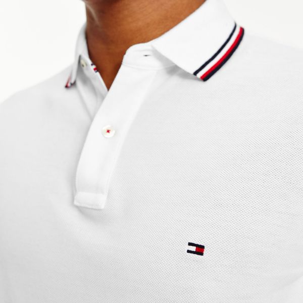 Tommy Hilfiger Tipped Polo Wit