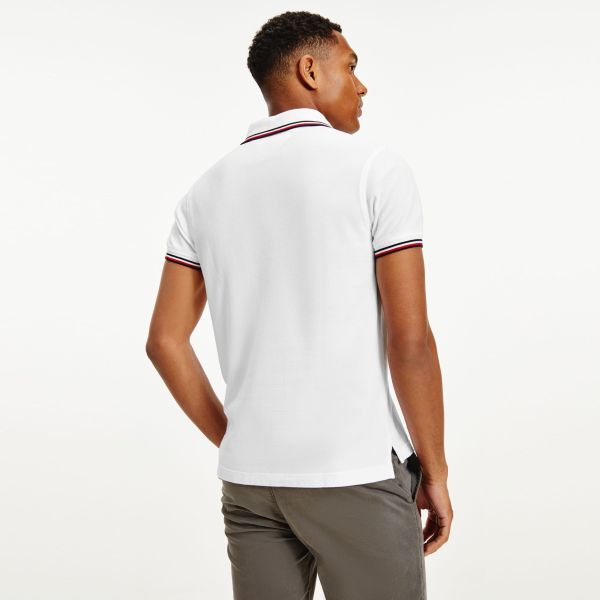Tommy Hilfiger Tipped Polo Wit