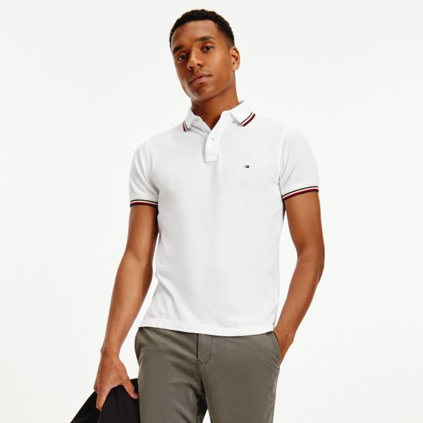 Tommy Hilfiger Tipped Polo Wit
