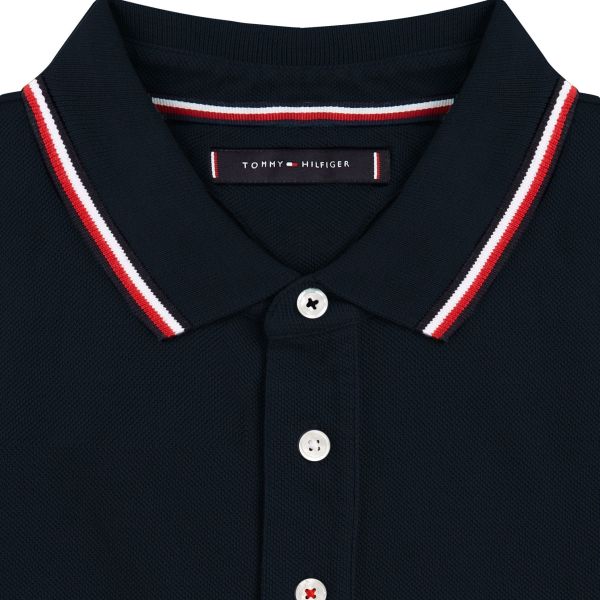 Tommy Hilfiger Tipped Polo Navy