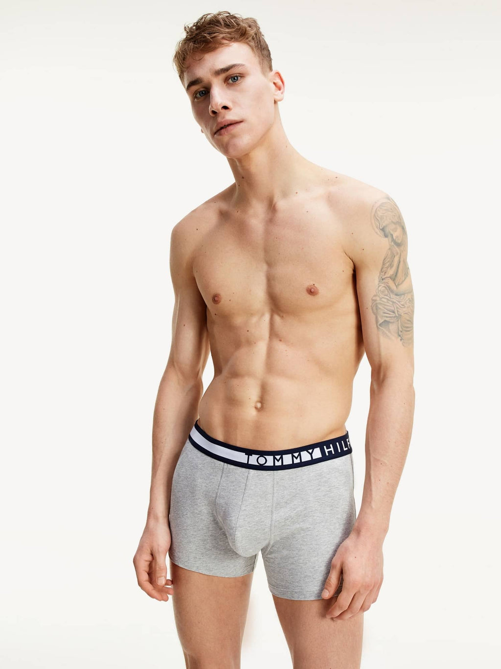 Tommy Hilfiger Trunk Boxer 3-Pack Wit/Grijs/Zwart UM0UM01234