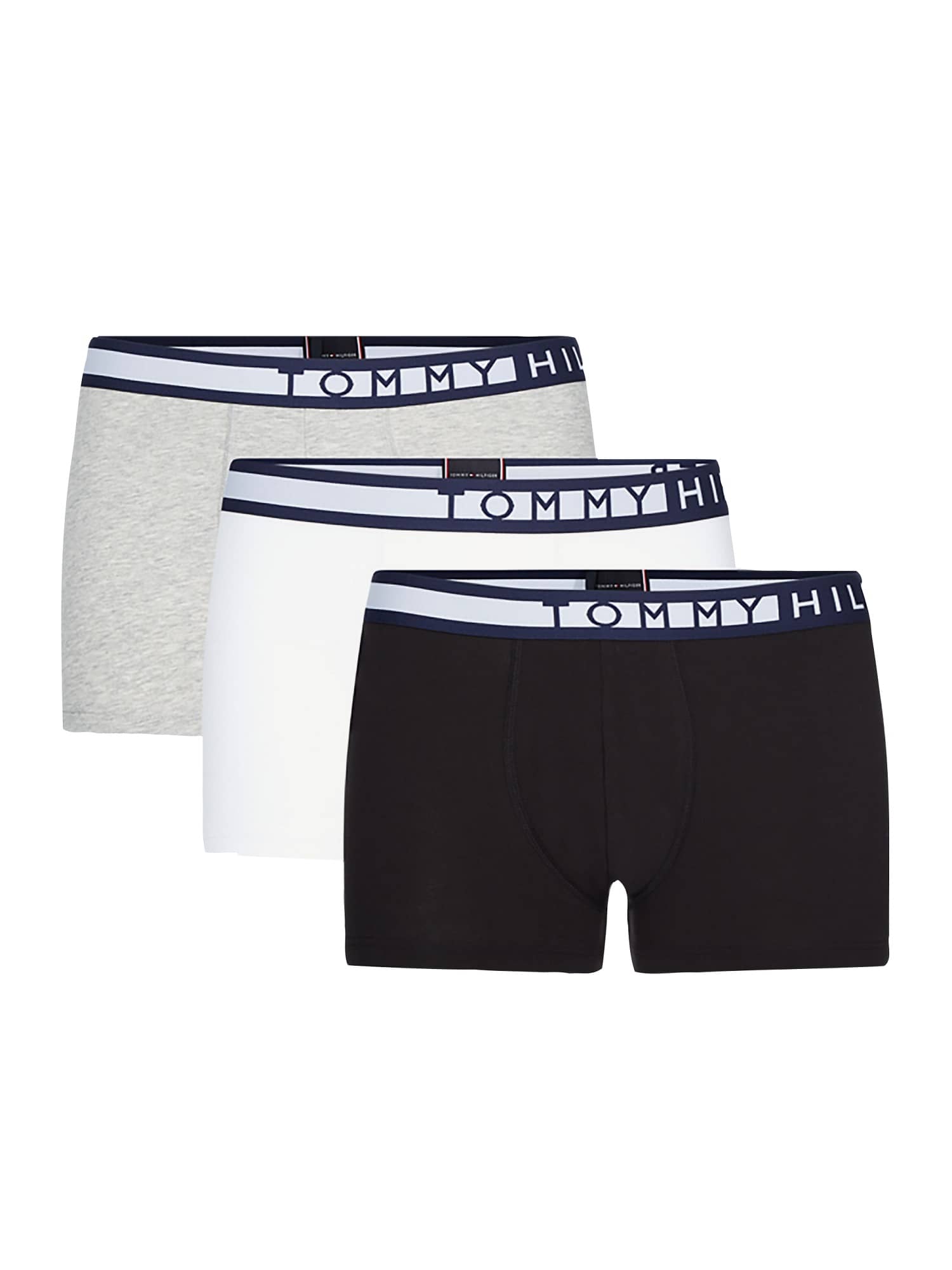 Tommy Hilfiger Trunk Boxer 3-Pack Wit/Grijs/Zwart UM0UM01234