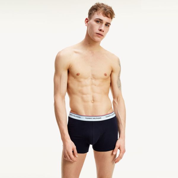 Tommy Hilfiger Trunk Boxer 3-Pack Groen/Blauw/Grijs