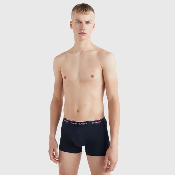 Tommy Hilfiger Trunk Boxer 3-Pack Rood/Navy/Turquoise