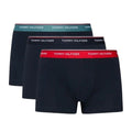 Tommy Hilfiger Trunk Boxer 3-Pack Rood/Navy/Turquoise