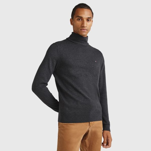 Tommy Hilfiger Turtle Neck Sweater Antraciet