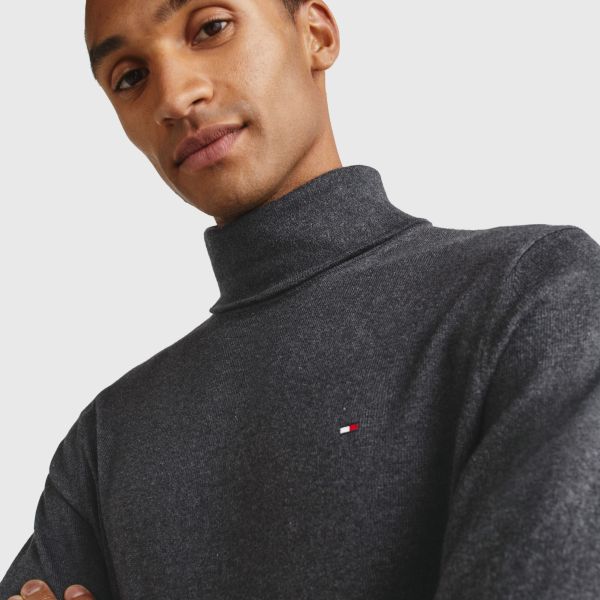 Tommy Hilfiger Turtle Neck Sweater Antraciet