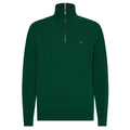 Tommy Hilfiger Zip Mock Sweater Groen