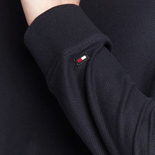 Tommy Hilfiger Zipped Polo Navy