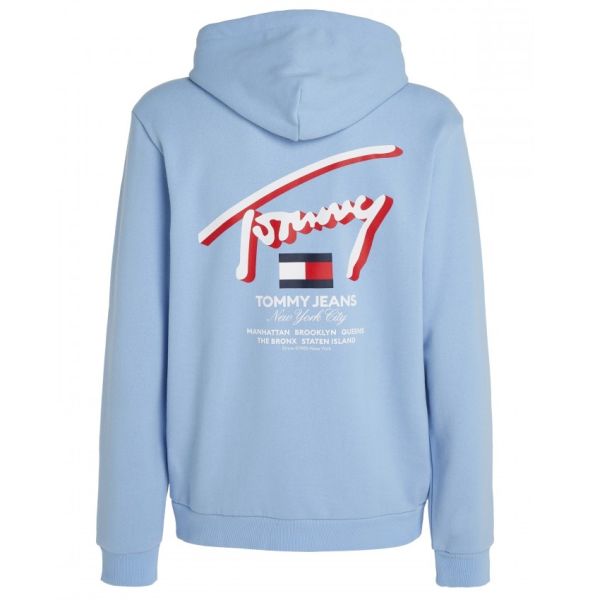 Tommy Jeans 3D Street Hoodie Licht Blauw