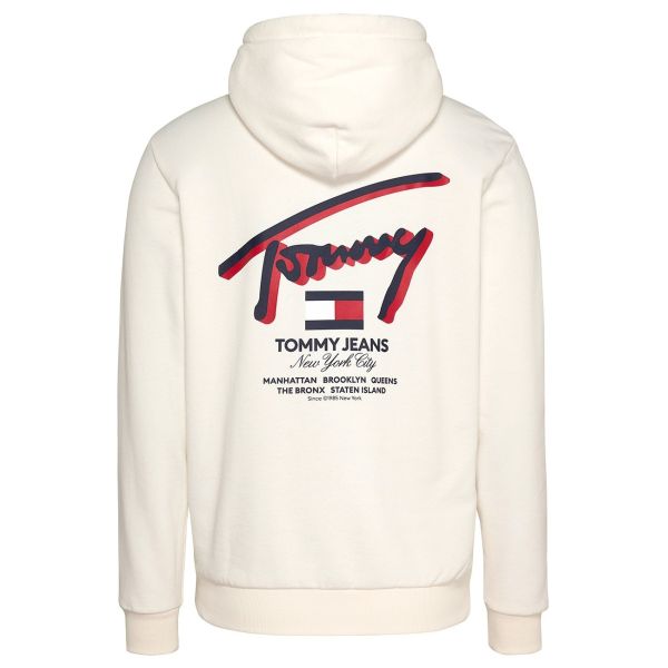 Tommy Jeans 3D Street Hoodie Wit