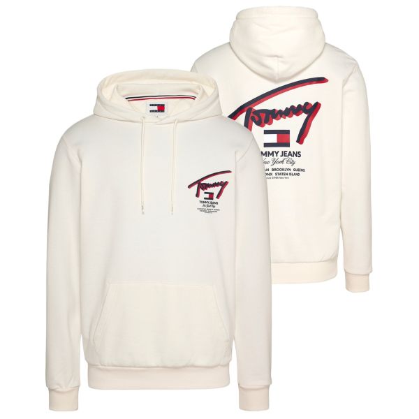 Tommy Jeans 3D Street Hoodie Wit