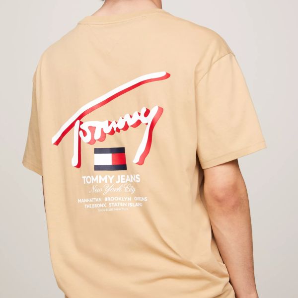 Tommy Jeans 3D Street T-shirt Beige