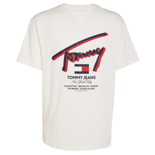 Tommy Jeans 3D Street T-shirt Wit