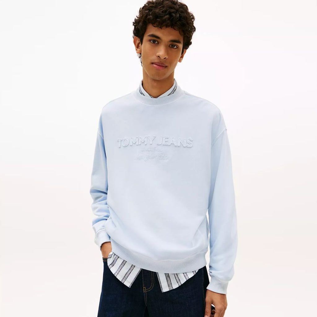 Tommy Jeans 90s New Classics Sweater Licht Blauw