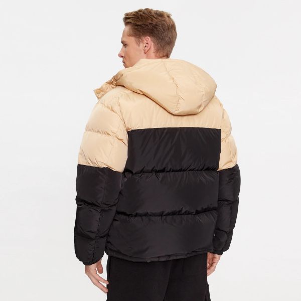 Tommy Jeans Alaska Colorblocked Puffer Zwart/Beige