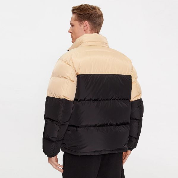 Tommy Jeans Alaska Colorblocked Puffer Zwart/Beige