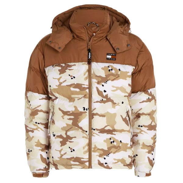 Tommy Jeans AOP Alaska Puffer Bruin