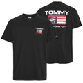 Tommy Jeans Athletic Flag T-shirt Zwart