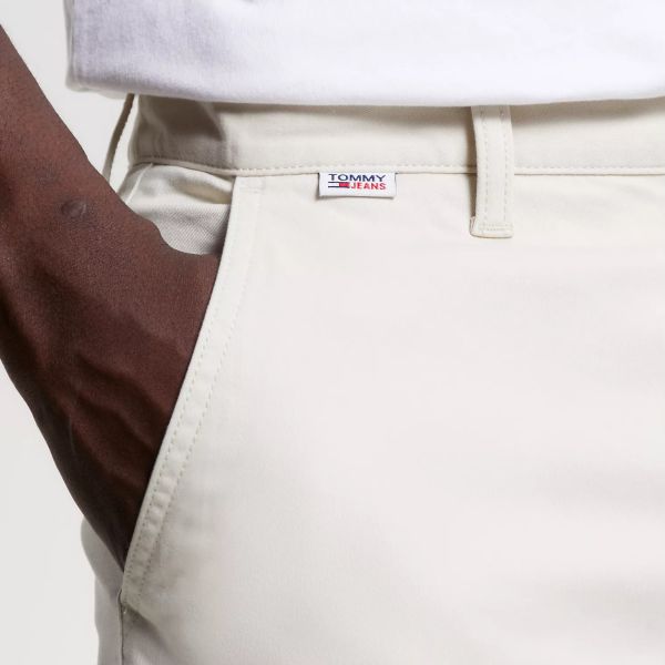 Tommy Jeans Austin Cargo Broek Off White