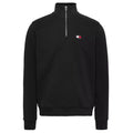 Tommy Jeans Badge Half Zip Sweater Zwart